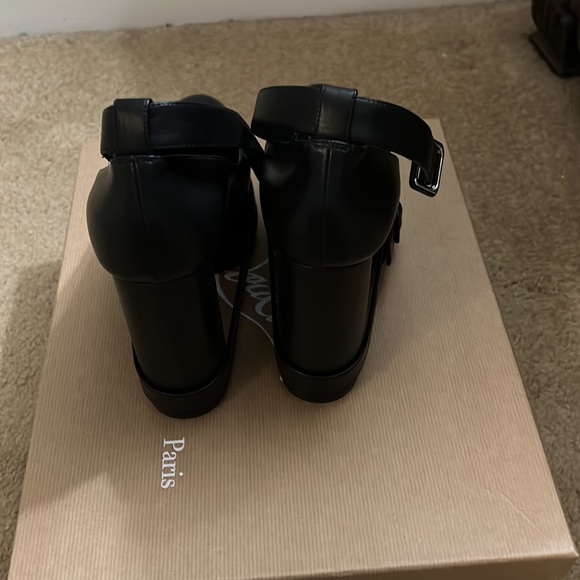 Christian Louboutin Yasefir Belted Red Sole Platform Pumps - Picture 3 of 5